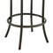 Armen Living Natya Swivel Counter or Bar Stool in Mocha Finish with Brown Faux Leather 840254333659 - alternate 5